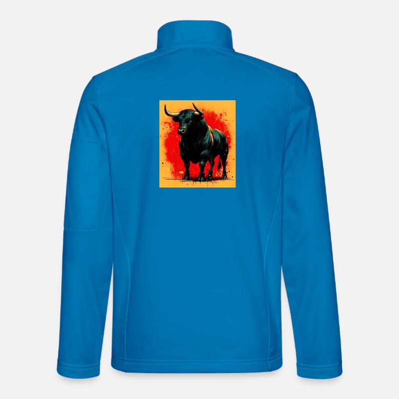 Stier - Unisex Softshelljacke - Lichtblau