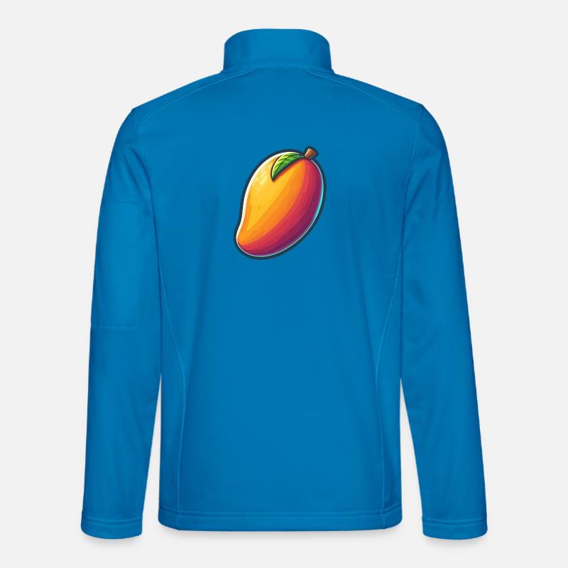 Design Mango Vibrant Abstract - Unisex Softshell Jacket - light blue