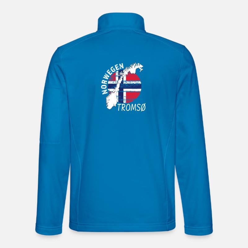 TROMSØ - Unisex Softshell Jacket - light blue
