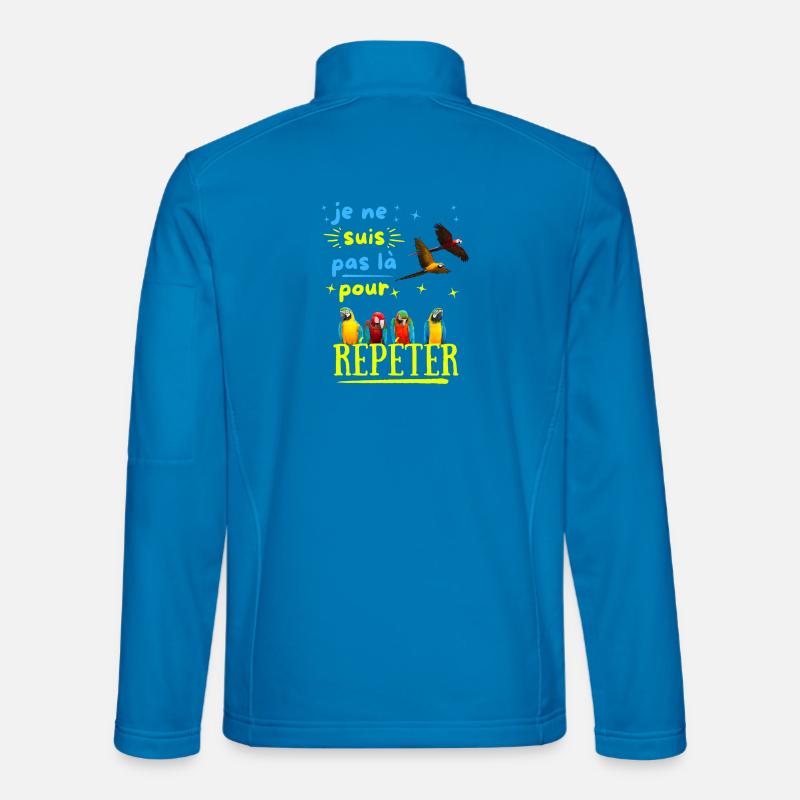 Don't force me to repeat - Unisex Softshell Jacket - light blue