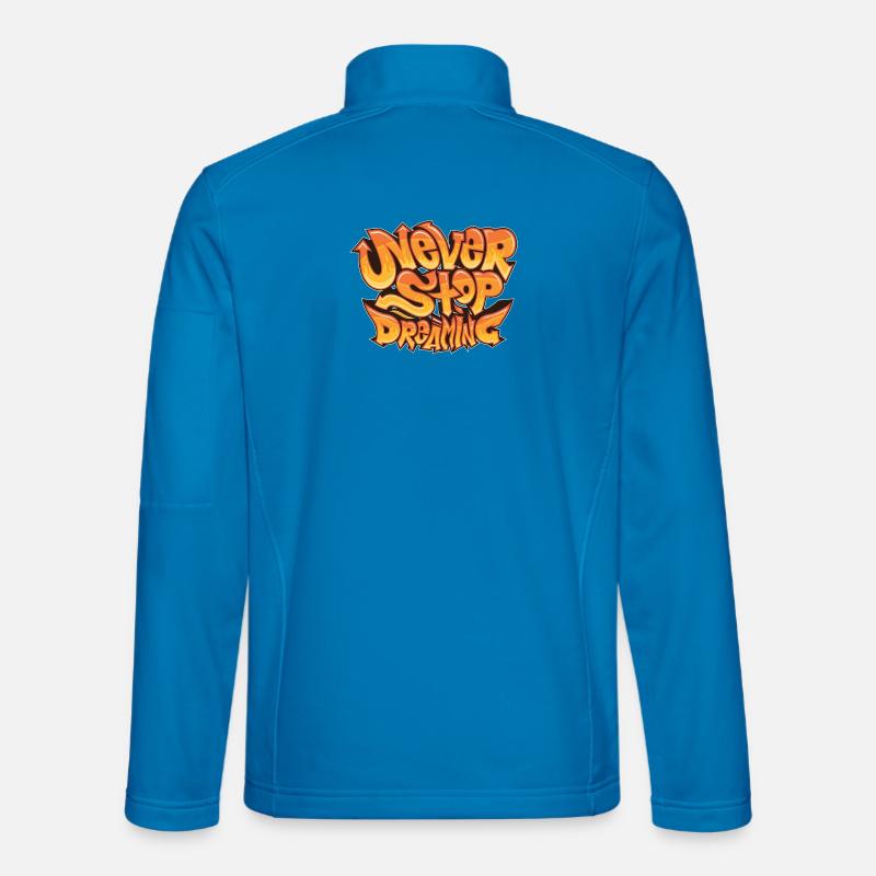 Never Stop Dreaming - Unisex Softshelljacke - Lichtblau