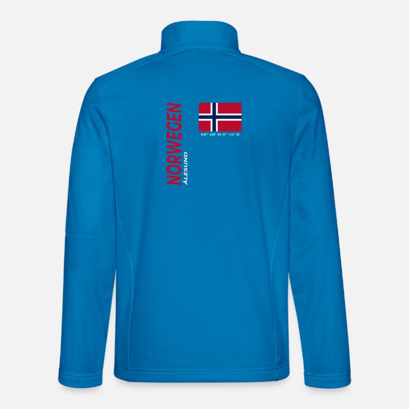 ÅLESUND - Unisex Softshell Jacket - light blue