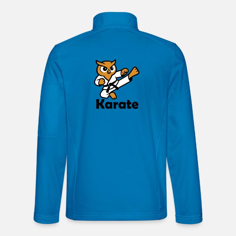Karate Eule Unisex Softshelljacke