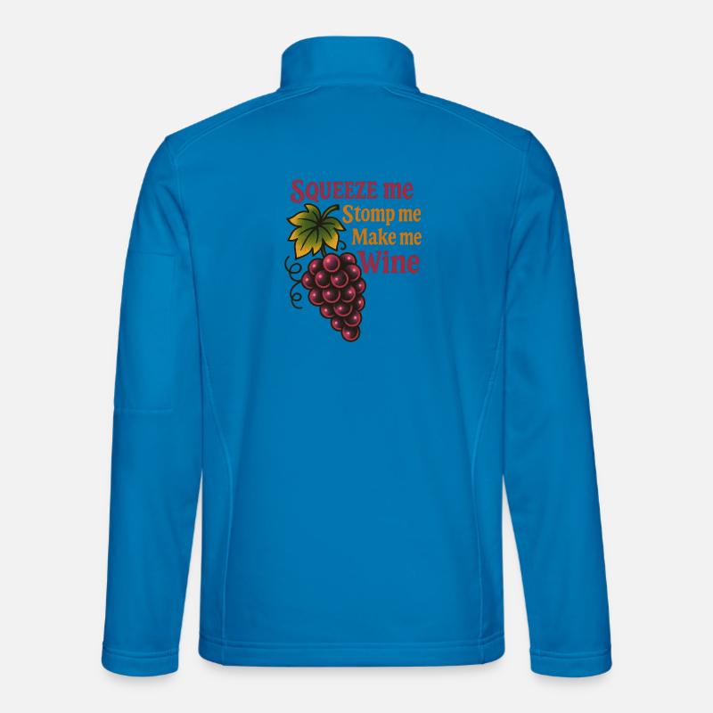 Winzer-Humor - Unisex Softshelljacke - Lichtblau