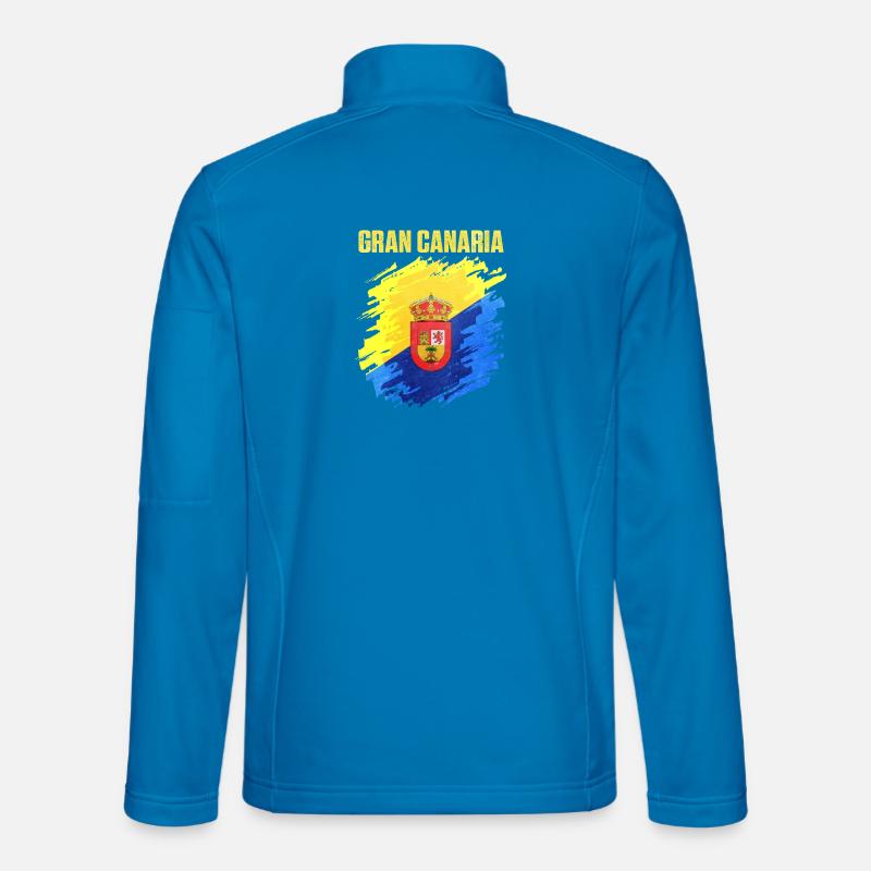 Powerful Gran Canaria club crest - Unisex Softshell Jacket - light blue