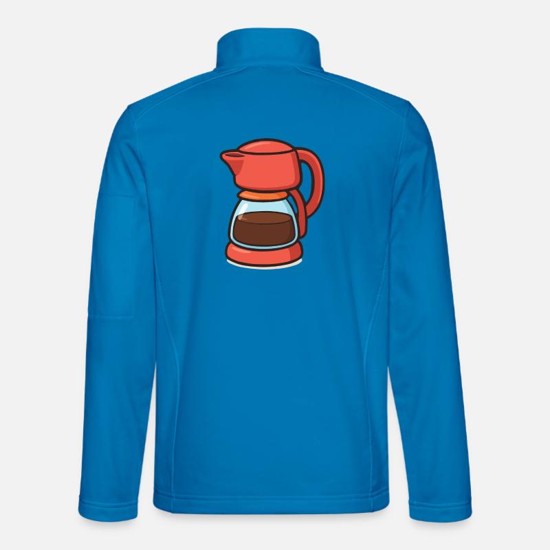 coffee pot - Unisex Softshell Jacket - light blue