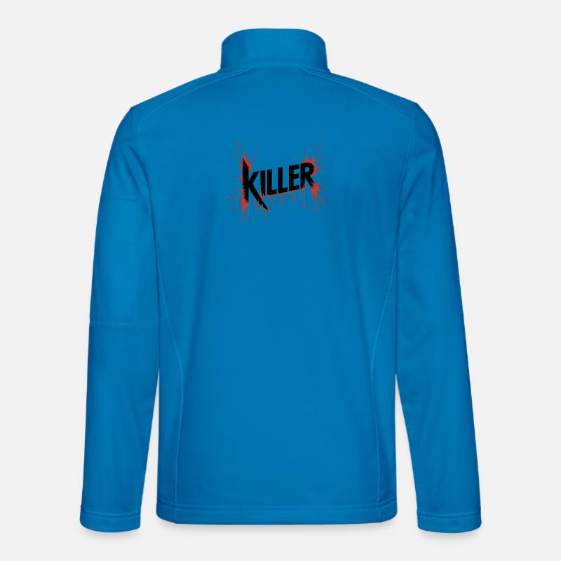 Killer - Killer Blood Design - Unisex Softshell Jacket - light blue