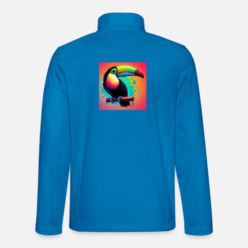 toucan - Unisex Softshell Jacket - light blue