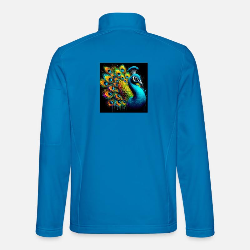 peacock - Unisex Softshell Jacket - light blue