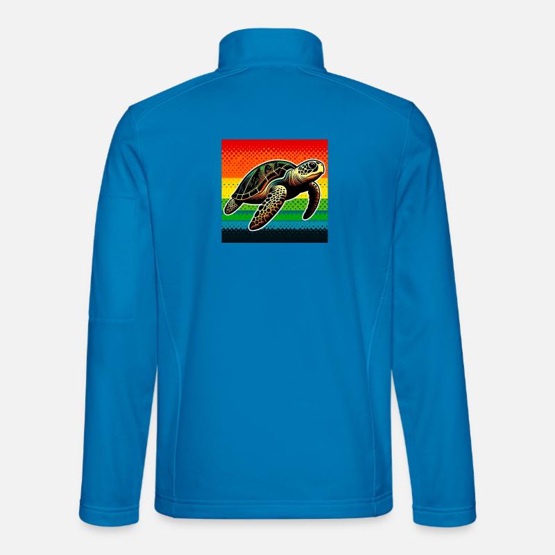 Schildkröte - Unisex Softshelljacke - Lichtblau