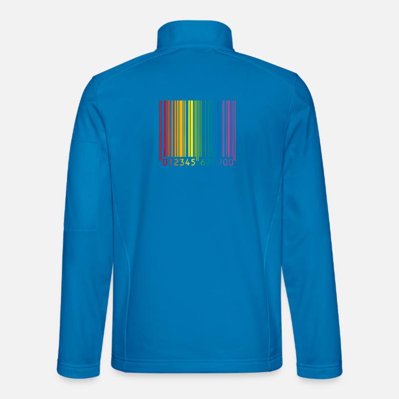 Gay Barcode - Unisex Softshell Jacket - light blue