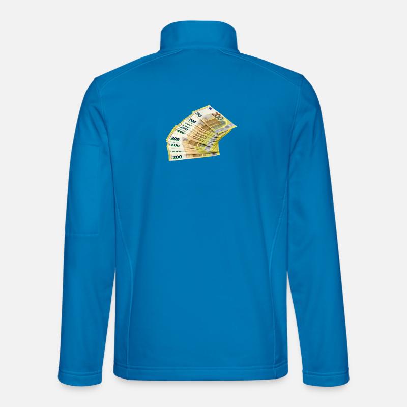 Noble Euro banknote design - Unisex Softshell Jacket - light blue