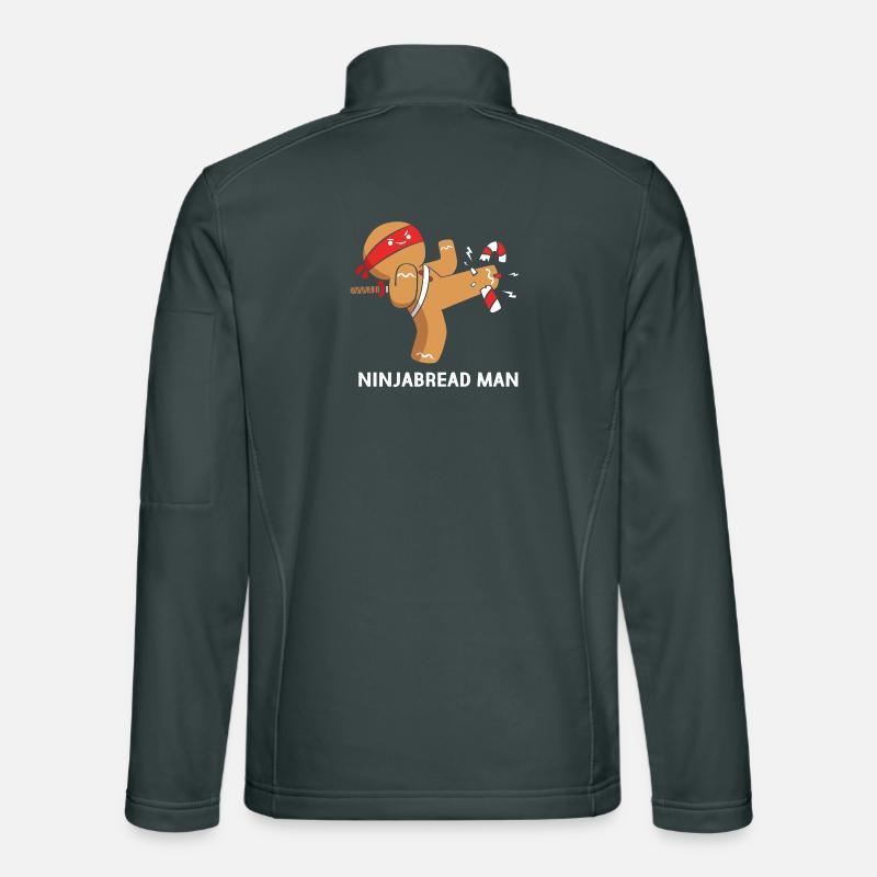 Gingerbread Man Christmas Gingerbread Lebkuchen Unisex Softshell Jacket