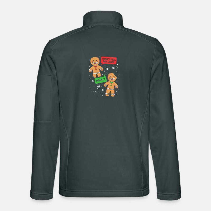 Weihnachten Lebkuchen Lebkuchenmann Gingerbread Unisex Softshelljacke