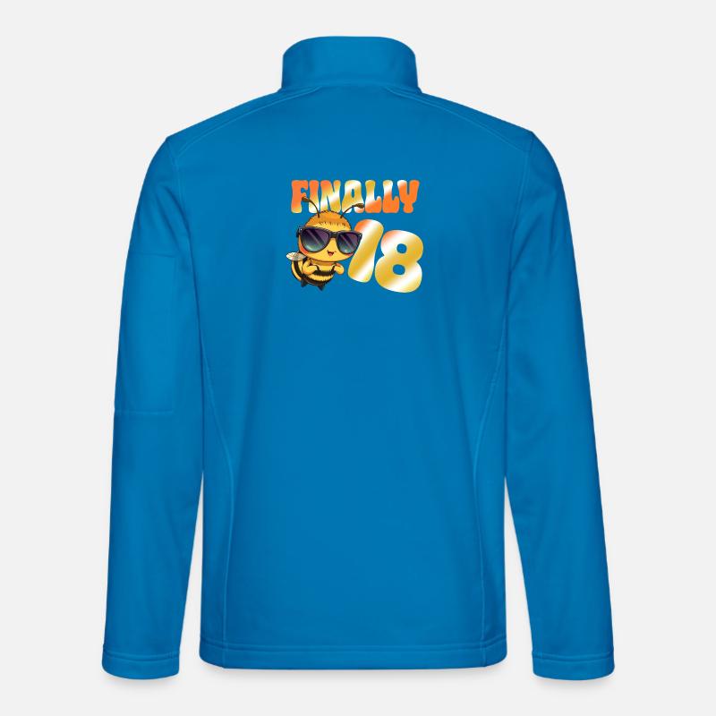 Finally 18 - Unisex Softshelljacke - Lichtblau