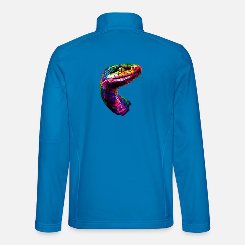 snake, python, cobra, rattlesnake, snakes - Unisex Softshell Jacket - light blue