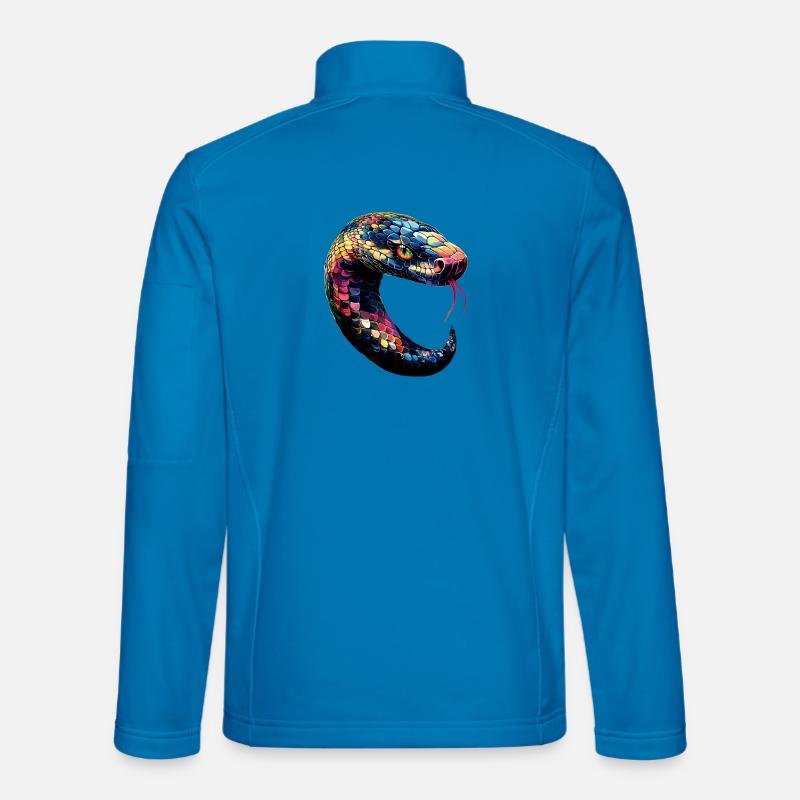 snake, python, cobra, rattlesnake, snakes - Unisex Softshell Jacket - light blue