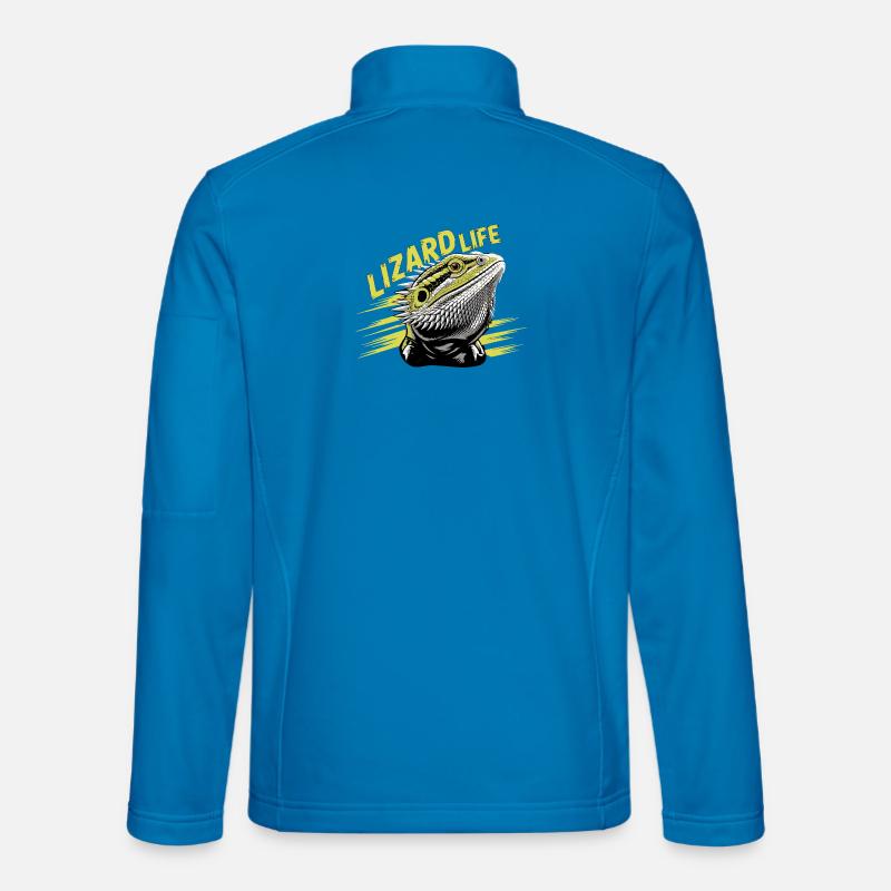 Lizard Life Graphic Tee - Unisex Softshell Jacket - light blue
