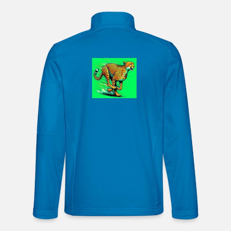 cheetah - Unisex Softshell Jacket - light blue