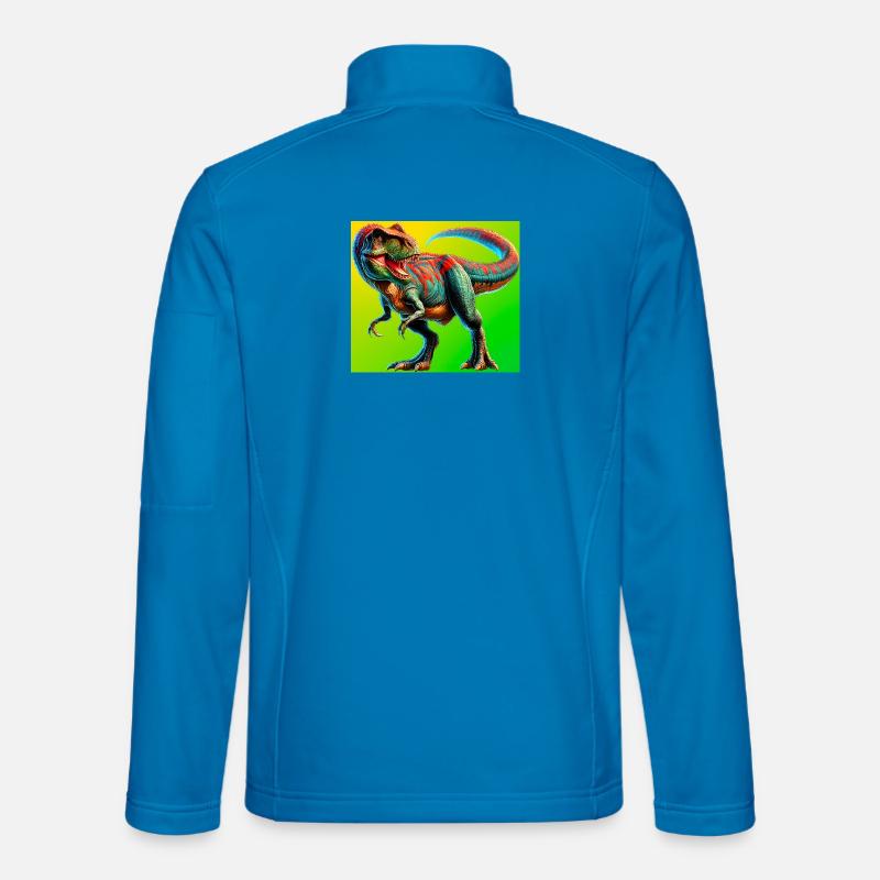 Dinosaurier - Unisex Softshelljacke - Lichtblau