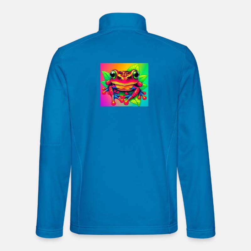 frø - Unisex softshelljakke - klar blå