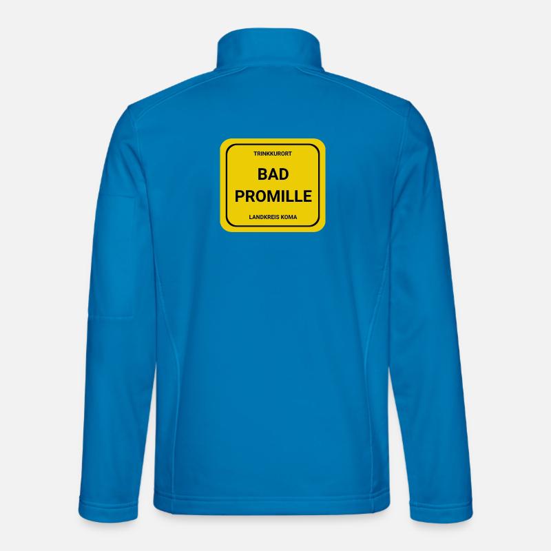 Trinkkurort - Unisex Softshelljacke - Lichtblau