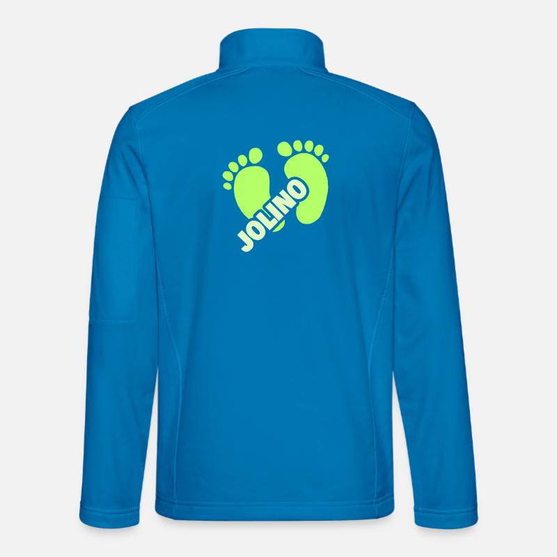 Geburt Jolino - Unisex Softshelljacke - Lichtblau