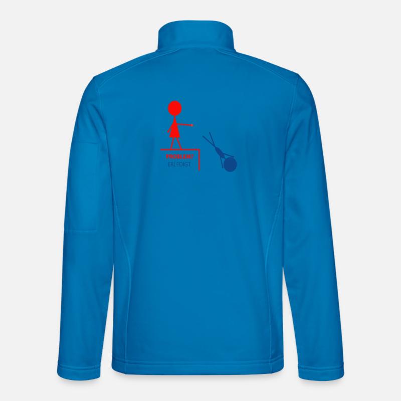 Lustiger Spruch– Problem? Erledigt! Unisex Softshelljacke
