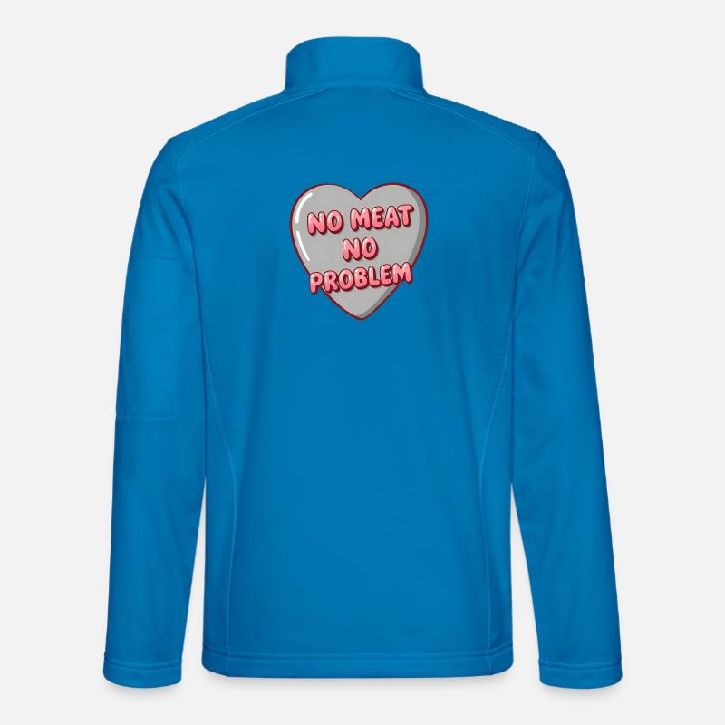 Bubble Heart – No Meat No Problem Unisex Softshell Jacket