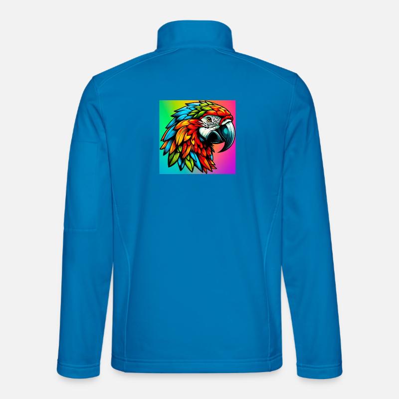 parrot - Unisex Softshell Jacket - light blue