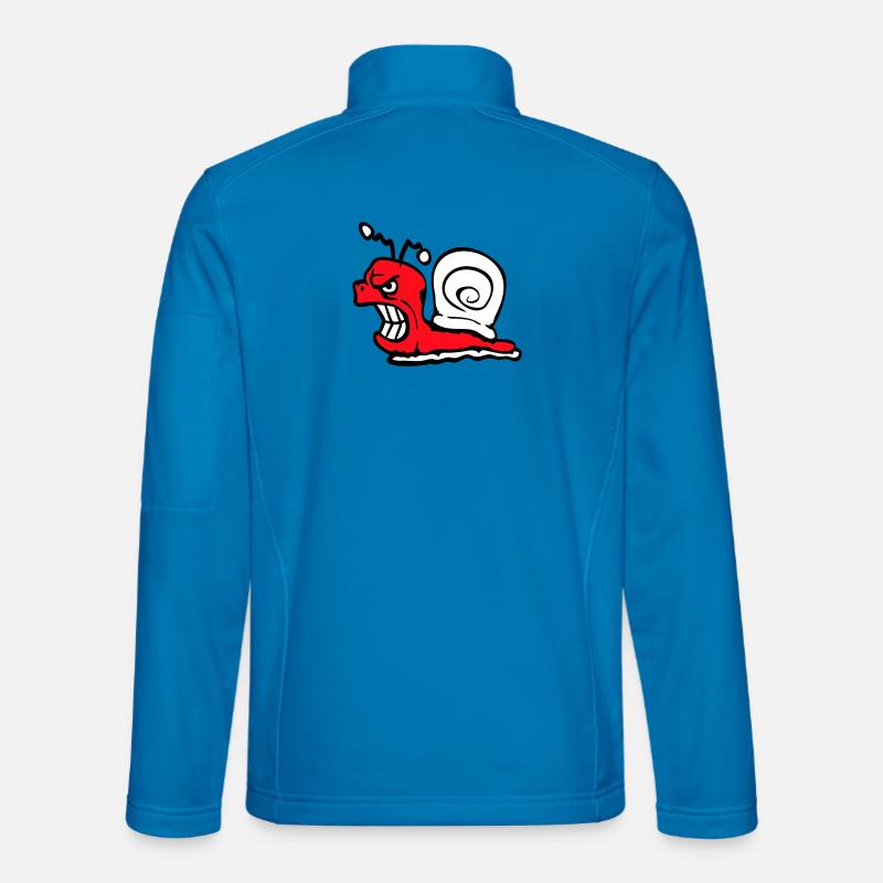 Snail Evil Angry Attack Teeth Grinding Sour Unisex Softshell Jacket