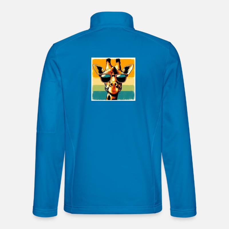 giraffe - Unisex Softshell Jacket - light blue