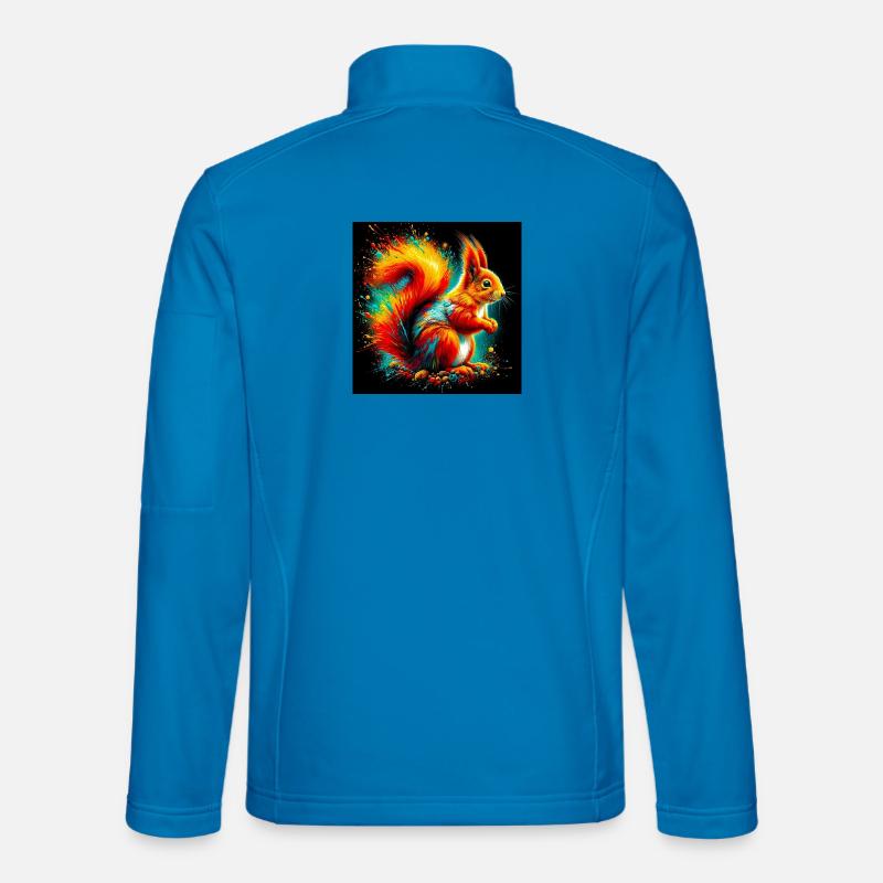 squirrel - Unisex Softshell Jacket - light blue