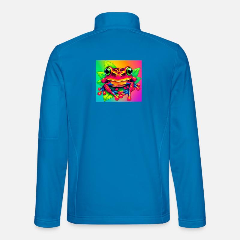 Frosch - Unisex Softshelljacke - Lichtblau