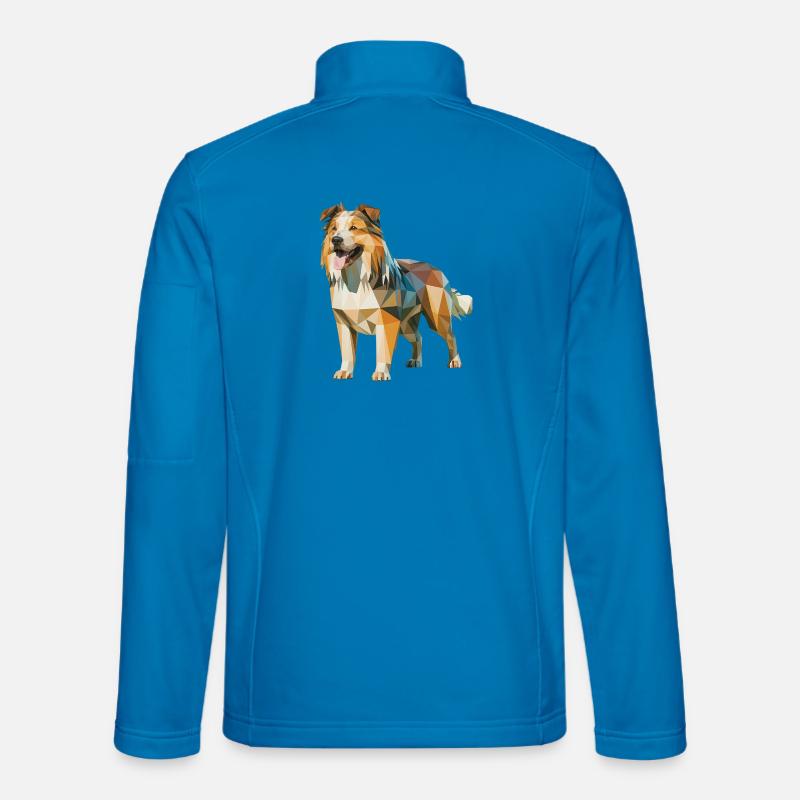 Berger australien - Logo Low Poly cool Veste en tissu softshell Unisexe