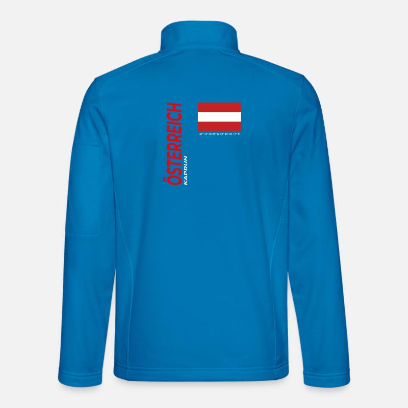 Kaprun - Veste en tissu softshell Unisexe - bleu clair
