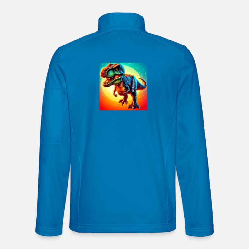 dinosaur - Unisex Softshell Jacket - light blue