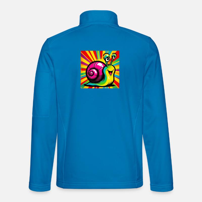 Snail - Unisex Softshell Jacket - light blue