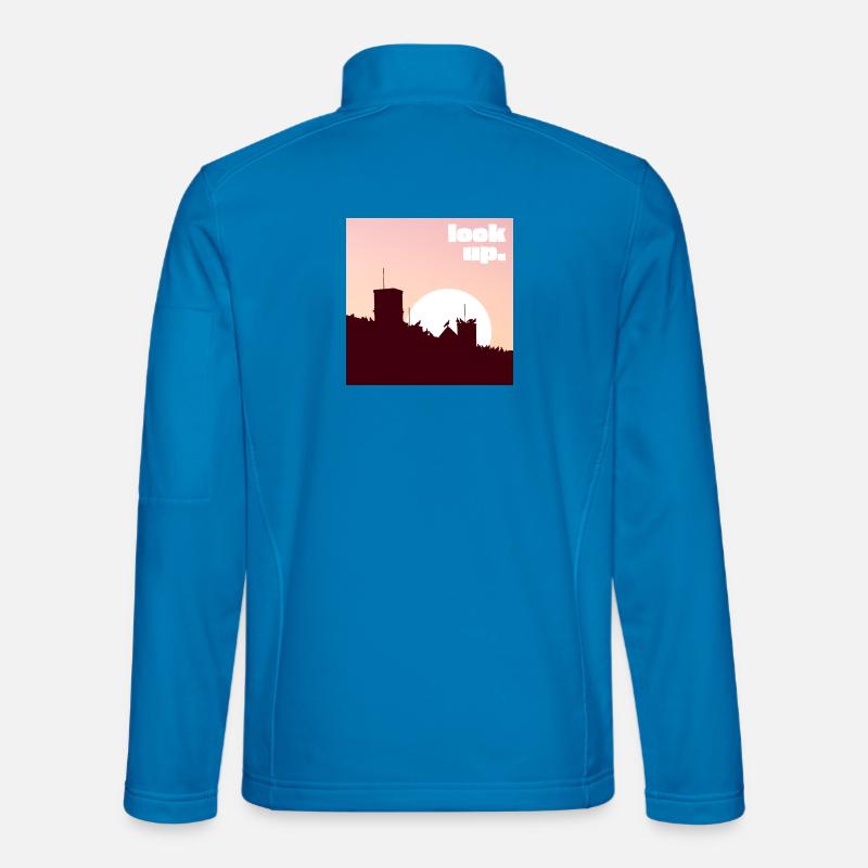 Look Up - Unisex Softshelljacke - Lichtblau