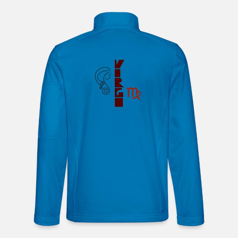 Virgo design by Cean - Unisex Softshell Jacket - light blue