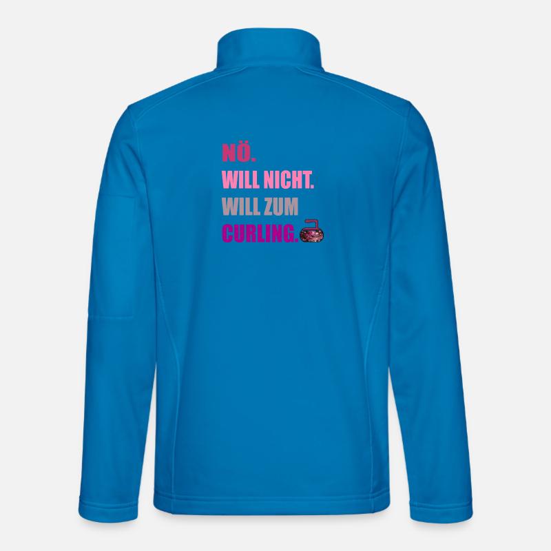 SPORT INVERNALI CURLING Curling - Giacca softshell unisex - celeste