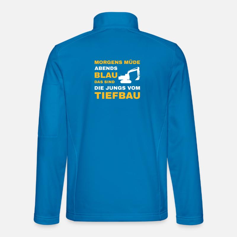 Civil Engineering Civil Engineering Road Construction Excavator Driver Excavation Unisex Softshell Jacket