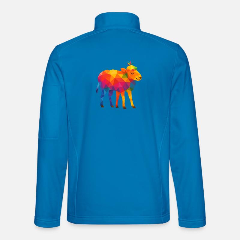 Rainbow Ship with 5 legs Unisex Softshell Jacket