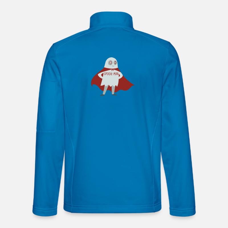 Spook Man Ghost Cape - Unisex Softshell Jacket - light blue