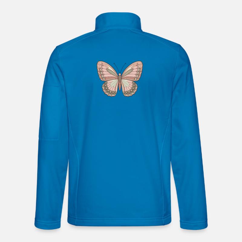 Boho Butterfly - Unisex Softshell Jacket - light blue