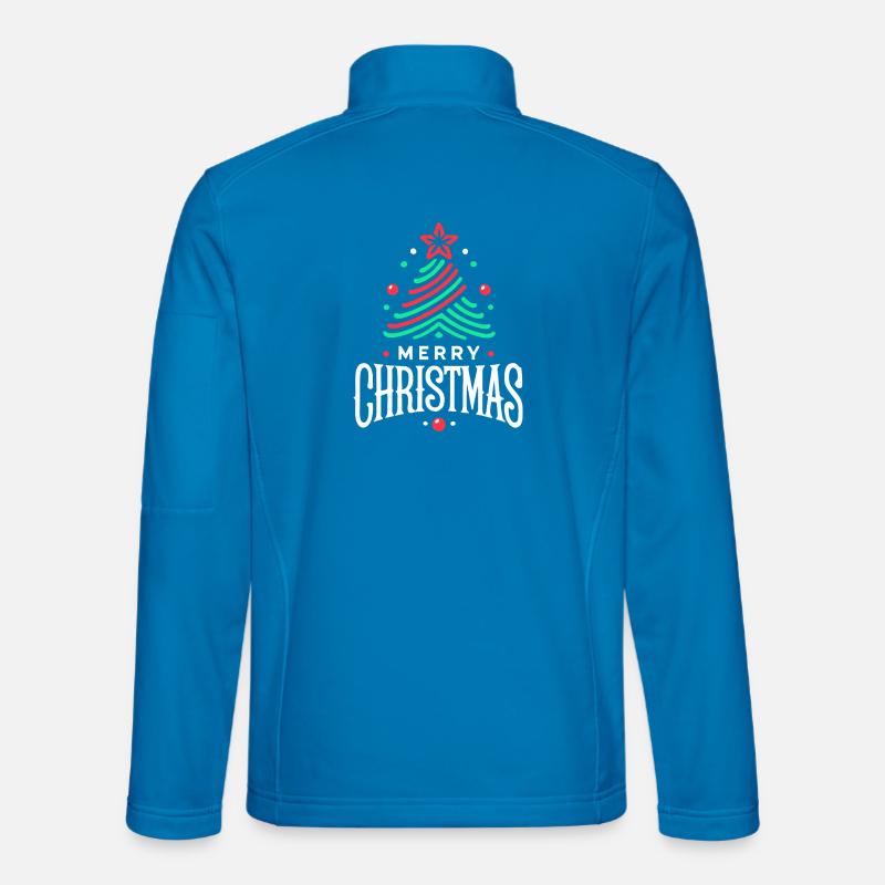 Merry Christmas 1 - Unisex Softshell Jacket - light blue