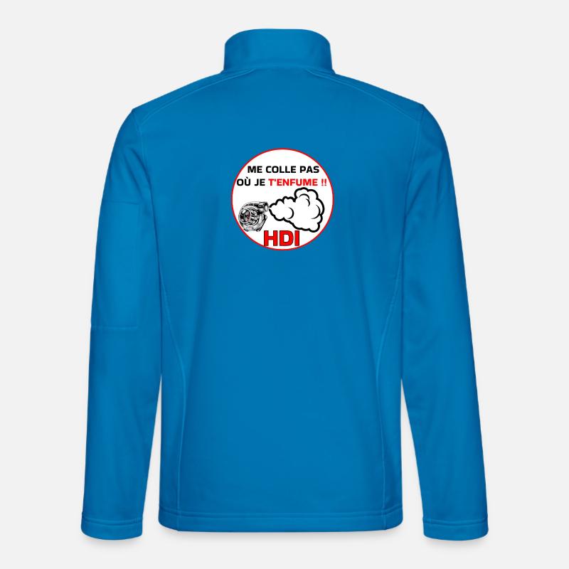 Bleib nicht bei mir, hdi - Unisex Softshelljacke - Lichtblau