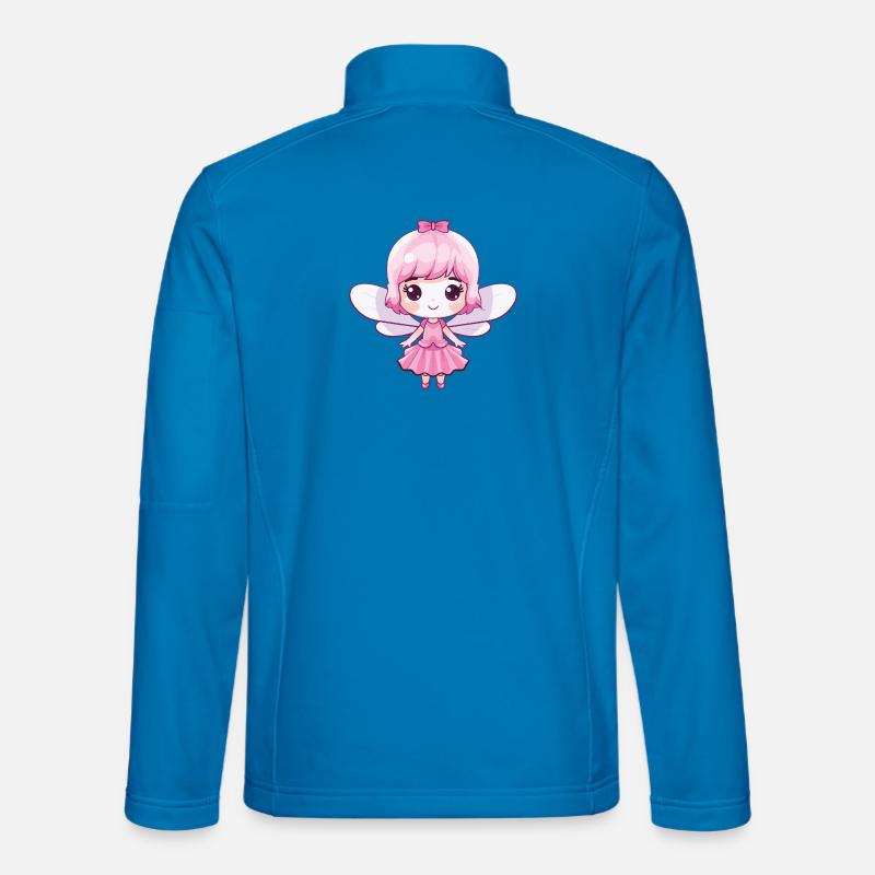 Fee Comic Niedlich - Unisex Softshelljacke - Lichtblau