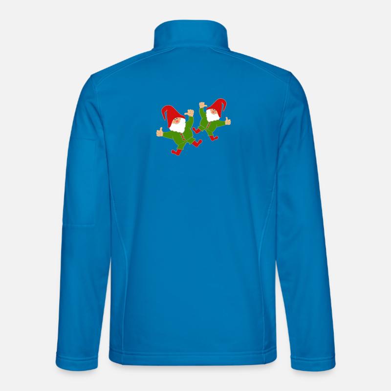 Lustige Wichtel - Unisex Softshelljacke - Lichtblau