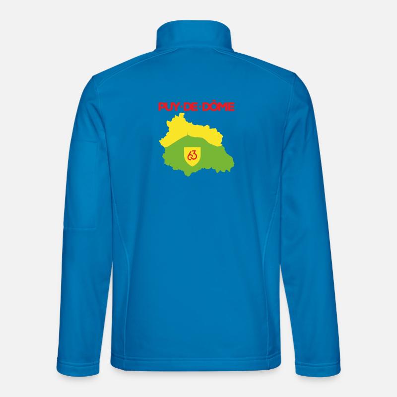 Puy de Dôme 63 - Unisex Softshelljacke - Lichtblau